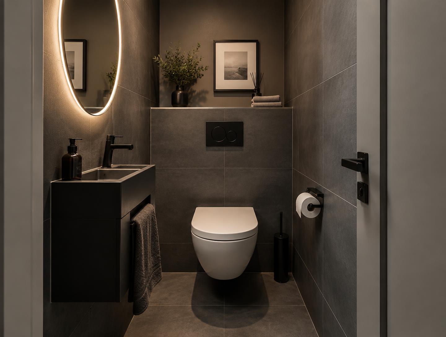 Gäste-WC nach der Renovierung