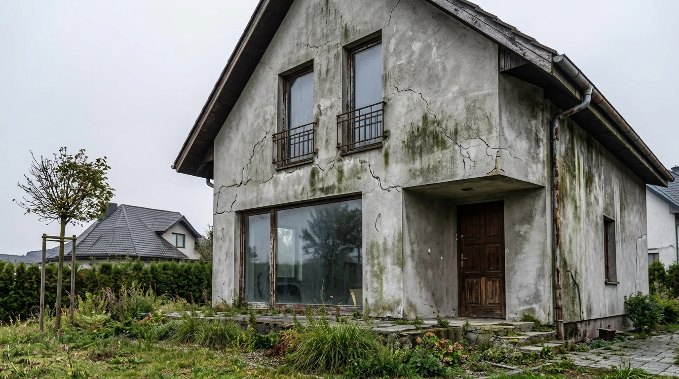 Fassade & Dämmung vor der Renovierung