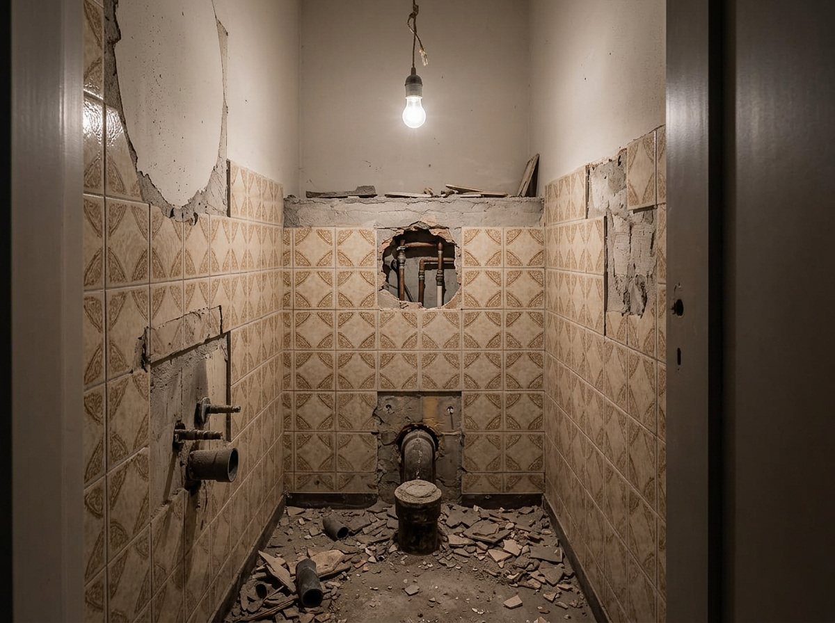 Gäste-WC vor der Renovierung